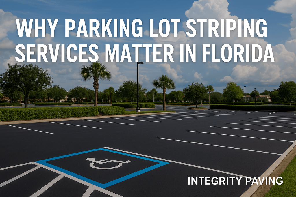Why Parking Lot Striping Services Matter in Florida Integrity Paving