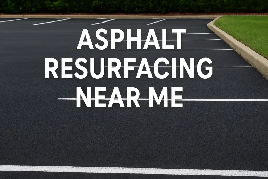 Asphalt Resurfacing Near Me