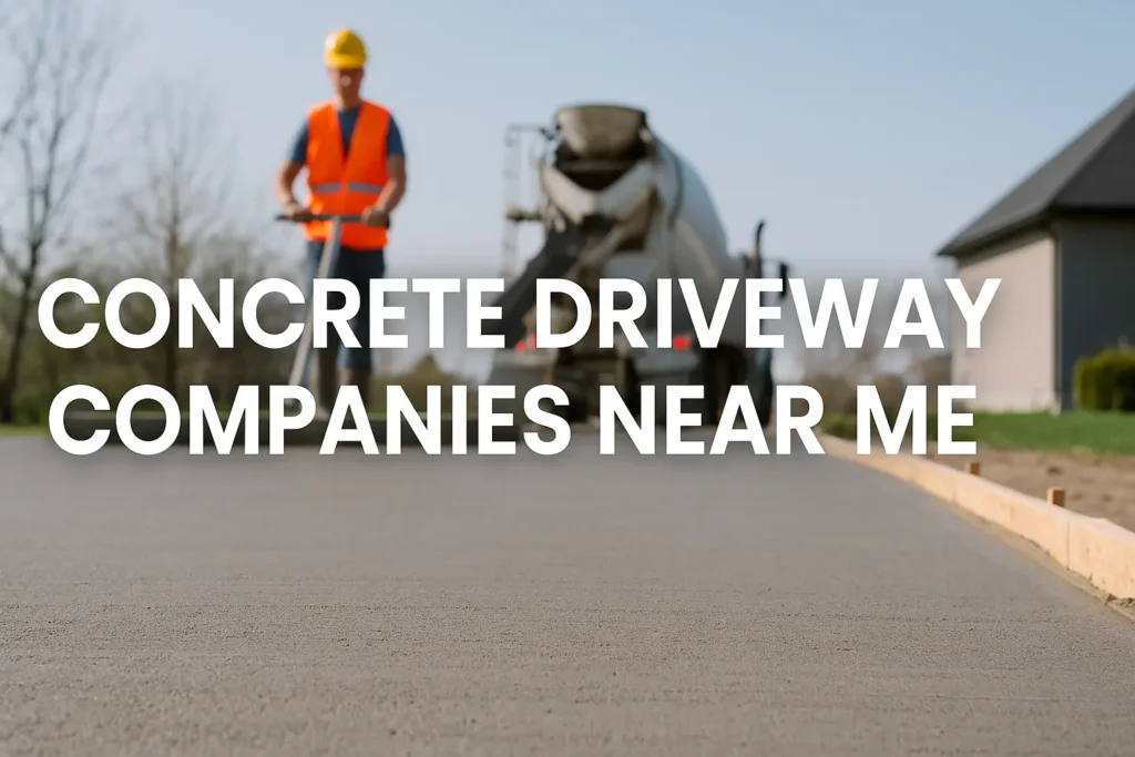 Concrete Driveway Companies Near Me Why Integrity Paving’s Your Top Choice