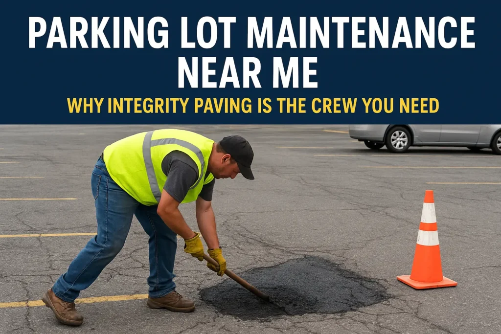 Parking Lot Maintenance Near Me Integrity Paving’s Top Choice for Upkeep
