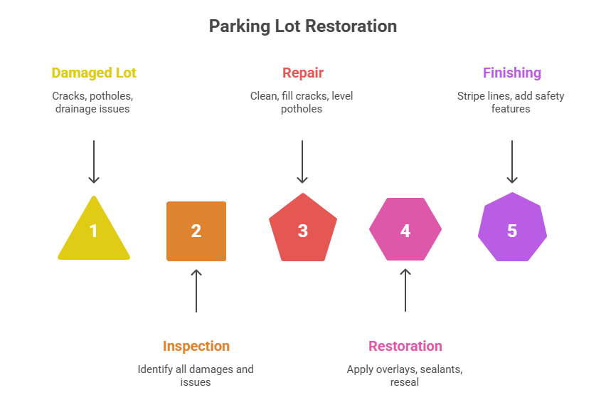 How Integrity Paving Restores Parking Lots in Florida